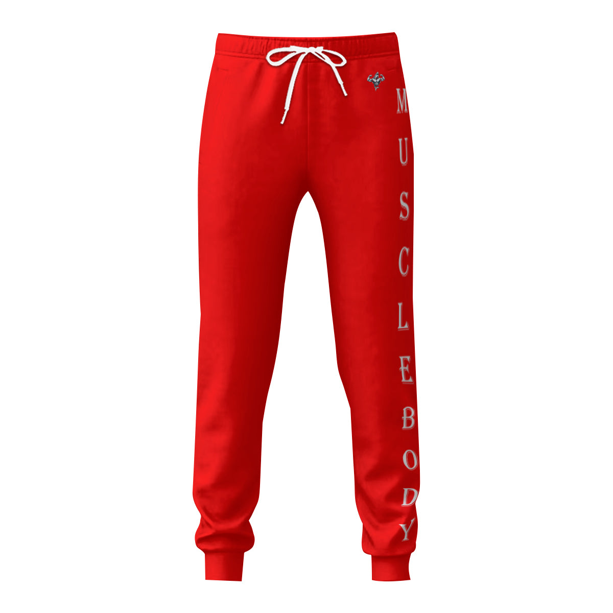 Muscle Body Bodybuilder Joggers with White Lettering