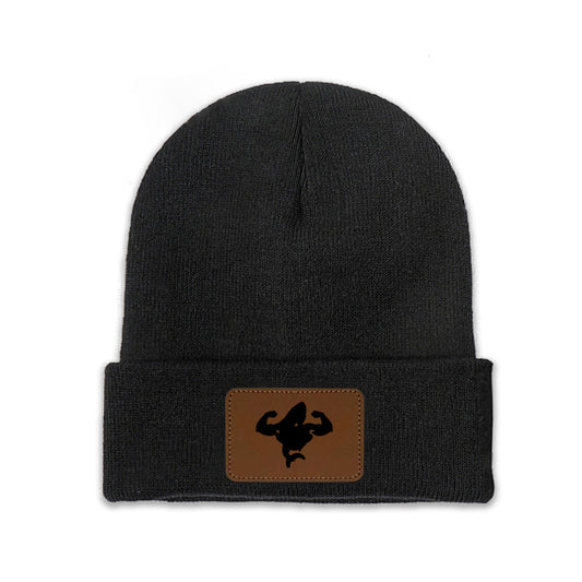 Muscle Body Engraved Thick Knitted Hat