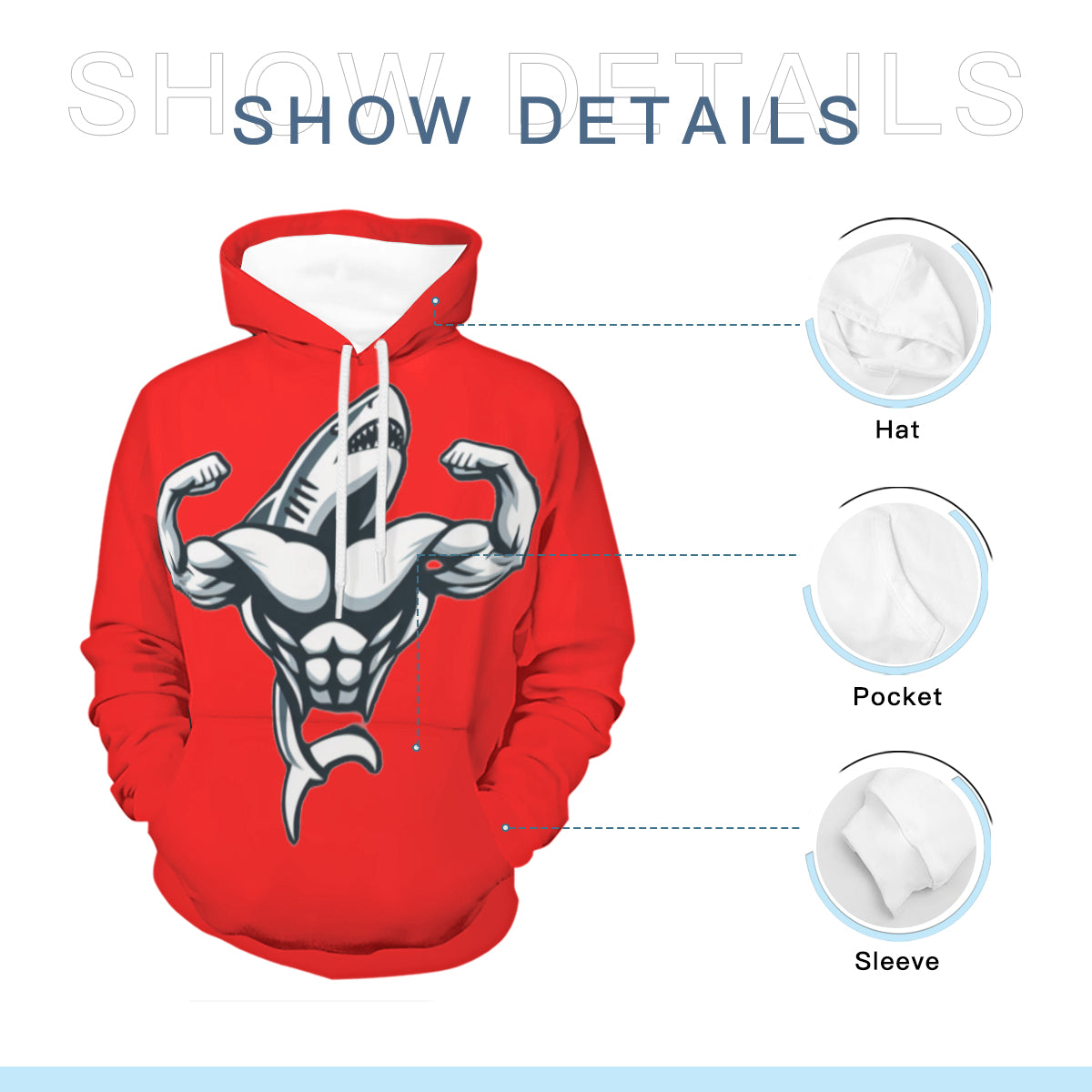 Muscle Body Men's Fleece Hoodie