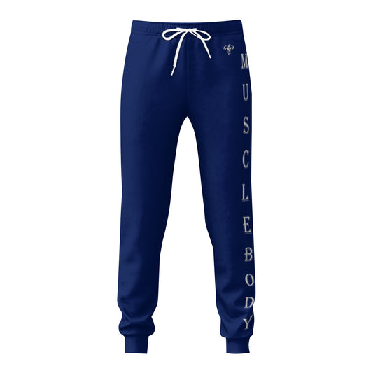 Muscle Body Bodybuilder Joggers with White Lettering