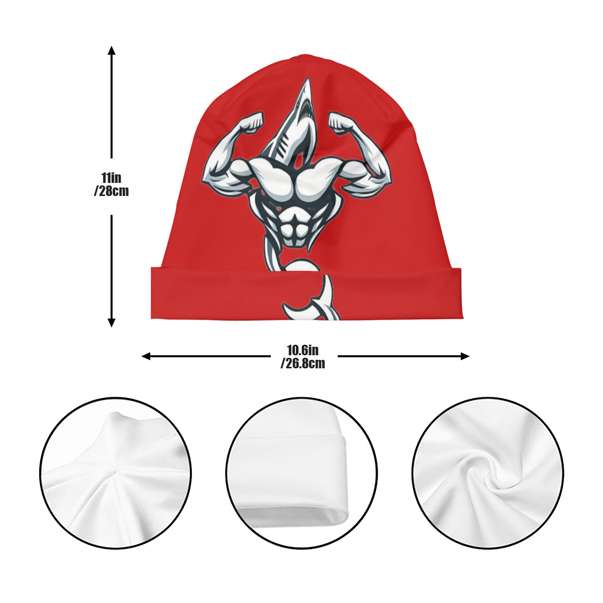 Muscle Body Skull Cap