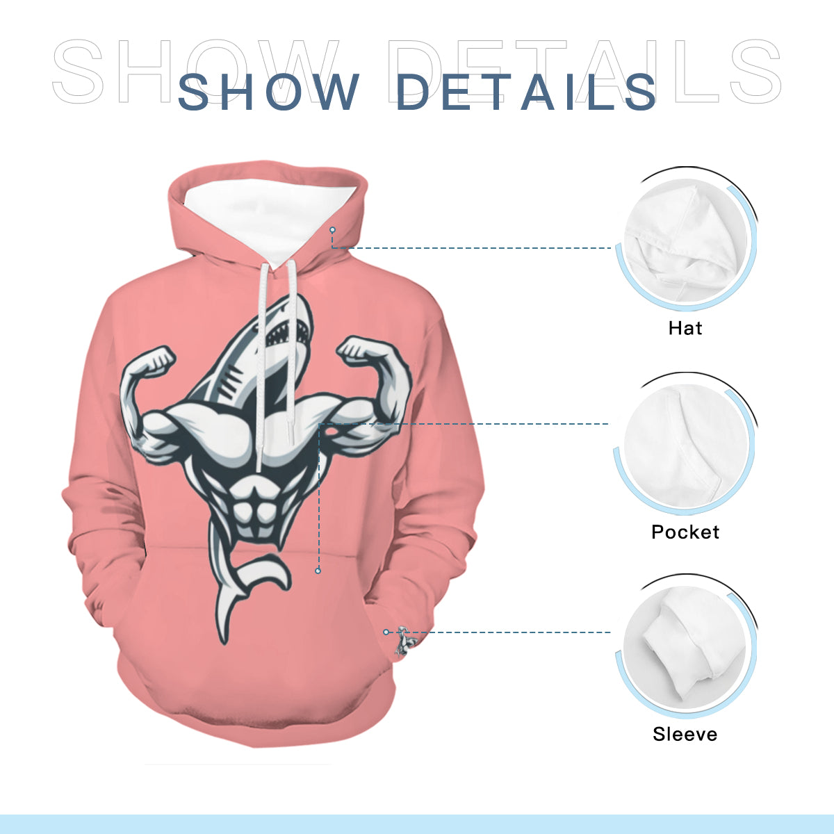 Muscle Body Men's Fleece Hoodie